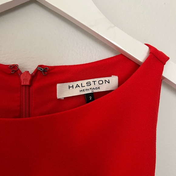 Red Halston Gown - Picture 4 of 5